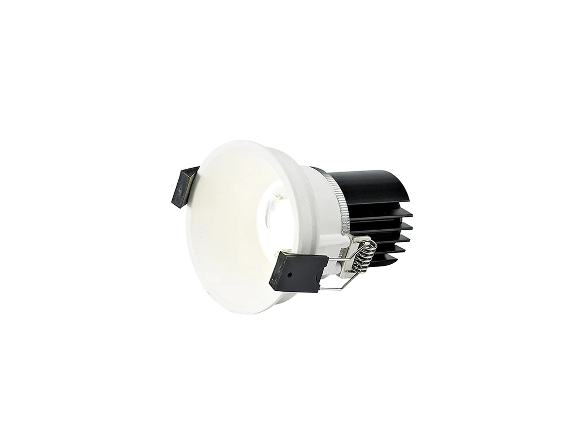 Bania 10 Tridonic Powered 10W 2700K 760lm 36° CRI>90 LED Engine White Fixed Recessed Spotlight; Inner Glass cover; IP65